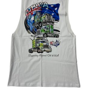 STRAYA MUSCLE SHIRT - WHITE